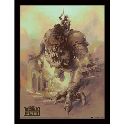 STAR WARS : LE LIVRE DE BOBA FETT CADRE 3D