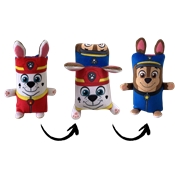 FLIPZERS PELUCHE SQUISHY REVERSIBLE - PAT PATROUILLE