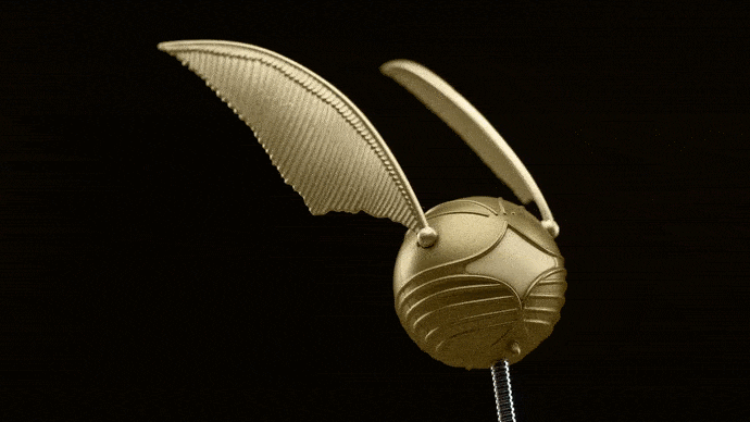 Harry Potter Lampe Clip Vif D Or