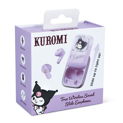 HELLO KITTY - ECOUTEURS SANS FIL TWS + BOITIER COULISSANT KUROMI