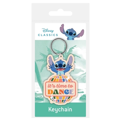 LILO & STITCH (TIME TO DANCE) PVC KEYCHAIN