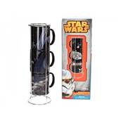 STAR WARS MUG BATTLE DEATH STAR-FALCON  3 MUGS