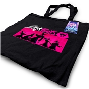K-POP DEMON HUNTERS (SAJA BOYS) BLACK TOTE BAG