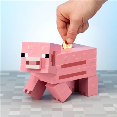 MINECRAFT PIG MONEY BOX