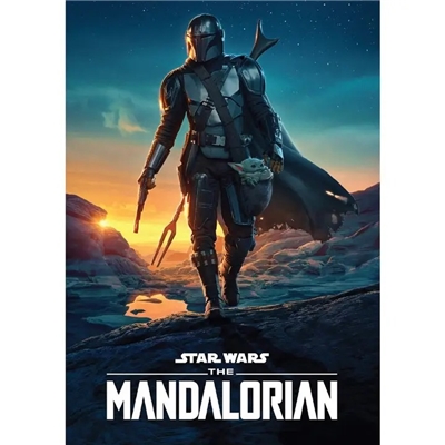 STAR WARS LE MANDALORIEN (TOMBÉE DE LA NUIT) CARTE POSTALE FORMAT A6