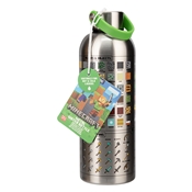 MINECRAFT BOUTEILLE METALLIQUE AVEC ANSE