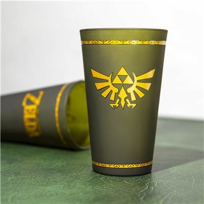 THE LEGEND OF ZELDA HYRULE CREST GLASS