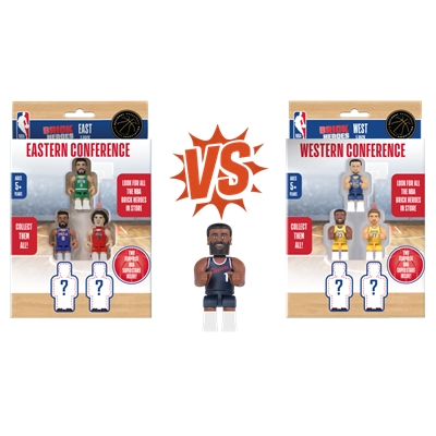 NBA ALL STAR 5 MAJEUR - PACK 5 FIGURINES EN BRIQUES A COLLECTIONNER A