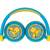 POKEMON - CASQUE SANS FIL POUR ENFANTS PIKACHU BLEU