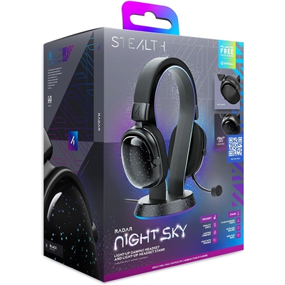 STEALTH RADAR LIGHT UP CASQUE & STAND BUNDLE - NIGHT SKY