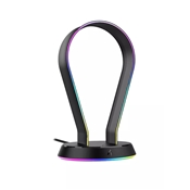 STEALTH LIGHT UP CHARGING CASQUE STAND - BLACK