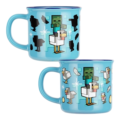 MINECRAFT MUG THERMO-RÉACTIF CHICKEN JOCKEY