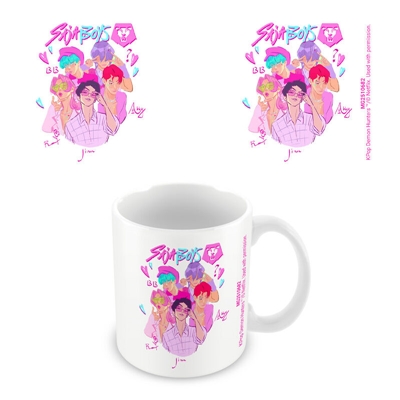 K-POP DEMON HUNTERS (SAJA BOYS) WHITE POD MUG NON COMMANDé