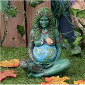 MOTHER EARTH ART FIGURINE (PAINTED,SMALL) 17.5CM