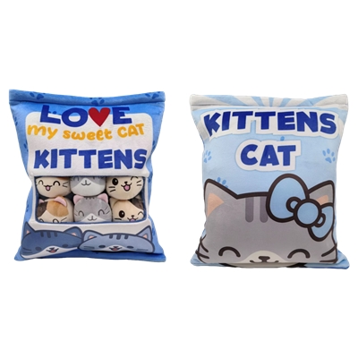 TOKYO BAG KAWAI 6 MINI CHATS BLUEBERRY