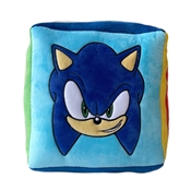 PELUCHE COUSSIN CUBE 25 CM SONIC