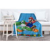 NINTENDO PLAID SHERPA 100X150 CM MARIO & YOSHI