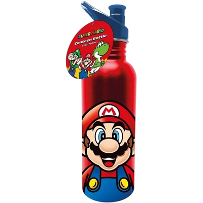 SUPER MARIO (MARIO) METAL CANTEEN DRINKS BOTTLE