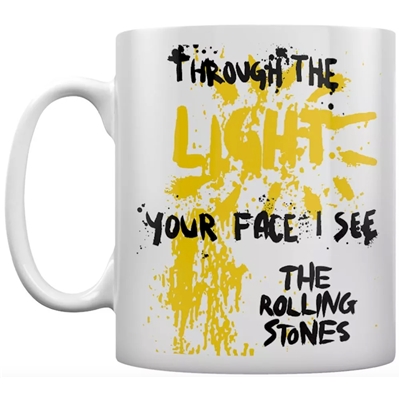 THE ROLLING STONES MUG THROUGH THE LIGHT