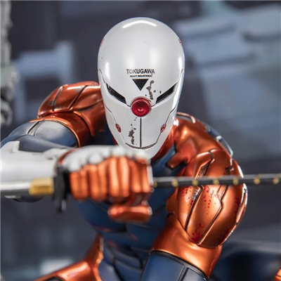 METAL GEAR SOLID FIGURINE CIBORG NINJA (GRAY FOX) ED. LIMITEE RESINE