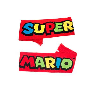 NINTENDO ECHARPE SUPER MARIO TRICOTEE