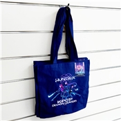 K-POP DEMON HUNTERS (TRIO) NAVY BLUE TOTE BAG