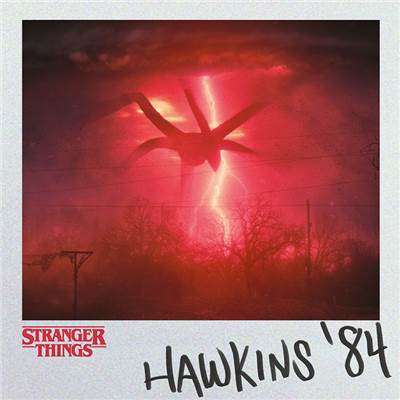 STRANGER THINGS TOILES HAWKINS 84 30X30