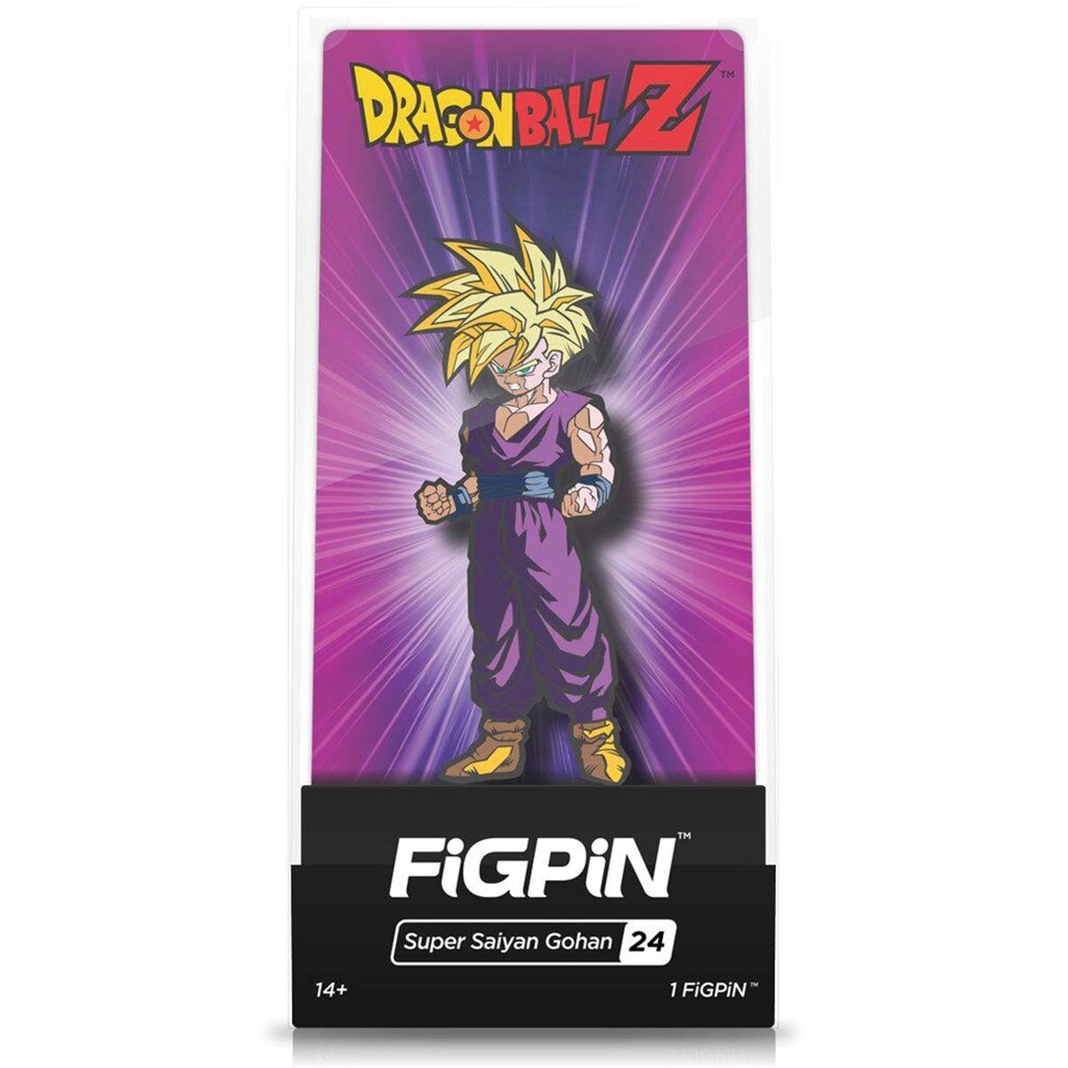 FigPin Dragon Ball Z - Super Saiyan Gohan, Broche Collector Avec Boîtier Display