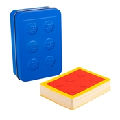 JEU DE CARTES LEGO EN BOÎTE MÉTAL