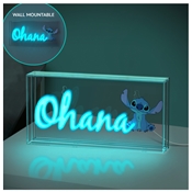 DISNEY LAMPE LED NEON OHANA STITCH 