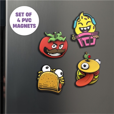 FORTNITE SET OF 4 PVC MAGNETS