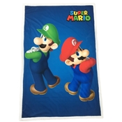 HOMADICT PLAID SHERPA 100X150 CM SUPER MARIO LUIGI & MARIO