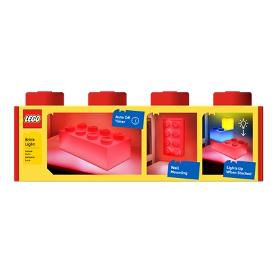 LAMPE BRIQUE 4X2 ROUGE LEGO