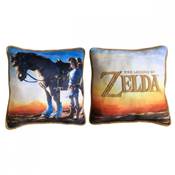 NINTENDO COUSSIN ZELDA LINK & EPONA PREMIUM BRODERIE 40CM