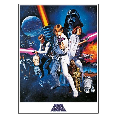 STAR WARS ÉPISODE IV (UN NOUVEL ESPOIR) - 60 X 80CM