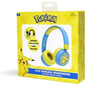 POKEMON - CASQUE SANS FIL POUR ENFANTS PIKACHU BLEU