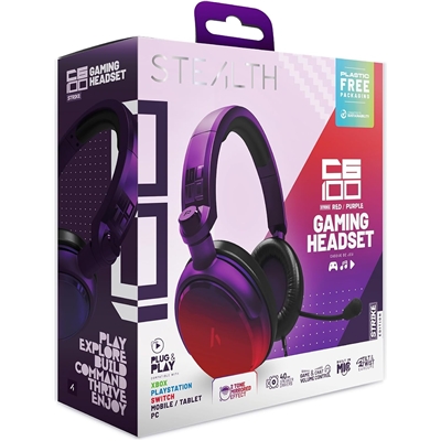 STEALTH C6-100 GAMING CASQUE STRIKE - RED & PURPLE