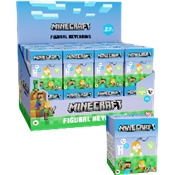 MINECRAFT - FIGURINE PORTE-CLE BOITE MYSTERE - DISPLAY 24 PCS