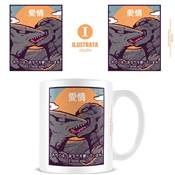 ILUSTRATA KAIJU KISS MUG