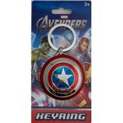 PORTE CLE AVENGERS 2 CAPTAIN AMERICA SHIELD METALLIQUE 67421/180