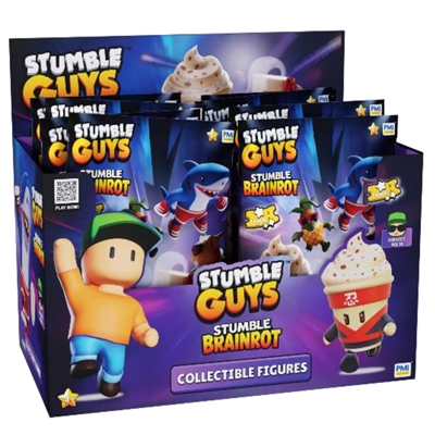 STUMBLE GUYS x BRAINROT - FIGURINE SACHET MYSTERE - DISPLAY 24 PCS