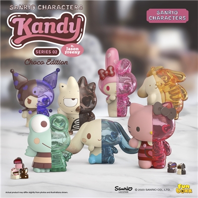 HELLO KITTY FIGURINE JASON FREENY MYSTERE EDITION CHOCOLAT