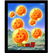 DRAGON BALL Z CADRE 3D LENTICULAIRE SHENRON UNLEASHED