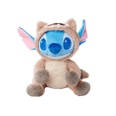DISNEY STITCH EN GRENOUILLERE RATON LAVEUR 25CM