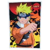 NARUTO PLAID SHERPA 100X150 CM NARUTO KUNAI
