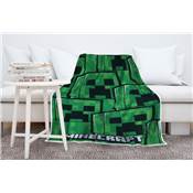 MINECRAFT PLAID SHERPA 100X150 CM CREEPER