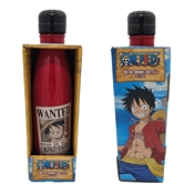 ONE PIECE (WANTED- LUFFY) METAL DRINKS BOTTLE