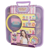 SQUISHY MAGIC COFFRET DELUXE PORTES CLES KAWAII SQUISHY AVEC MACHINE