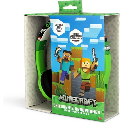 MINECRAFT - CASQUE FILAIRE POUR ENFANTS CREEPER