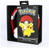 POKEMON - CASQUE FILAIRE POUR ENFANTS POKE BALL ROUGE